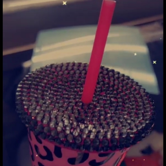 Custom Pink Lepord Print Color Changing Cup - Picture 5 of 6